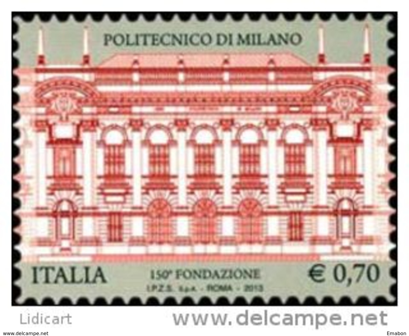 REPUBBLICA ITALIANA  ITALY  ANNO 2013 - SCUOLE POLITECNICO DI MILANO -  NUOVI MNH ** - 2011-20:  Nuovi