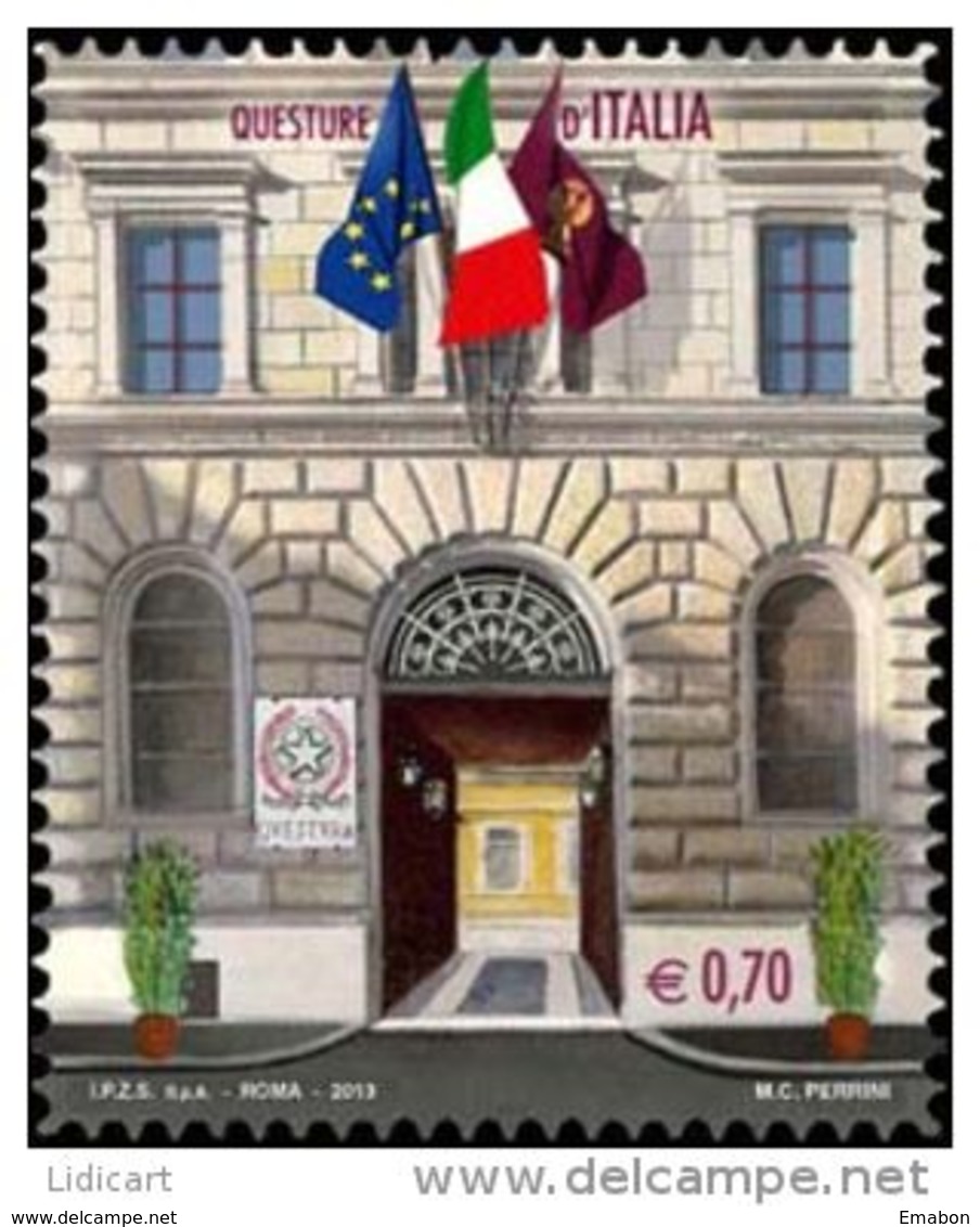 REPUBBLICA ITALIANA  ITALY  ANNO 2013 - LE QUESTURE D' ITALIA -  NUOVI MNH ** - 2011-20:  Nuovi