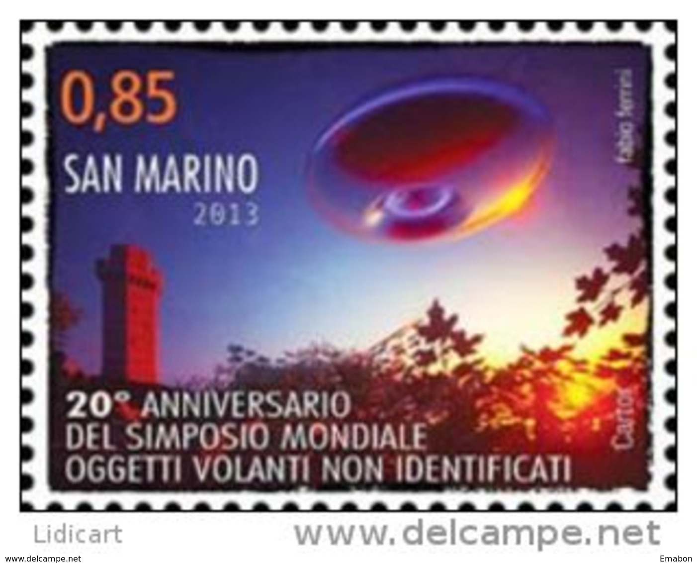 REPUBBLICA DI SAN MARINO - ANNO 2013 - UFO SIMPOSIO OGGETTI VOLANTI NON IDENTIFICATI - NUOVI   ** MNH - Nuovi