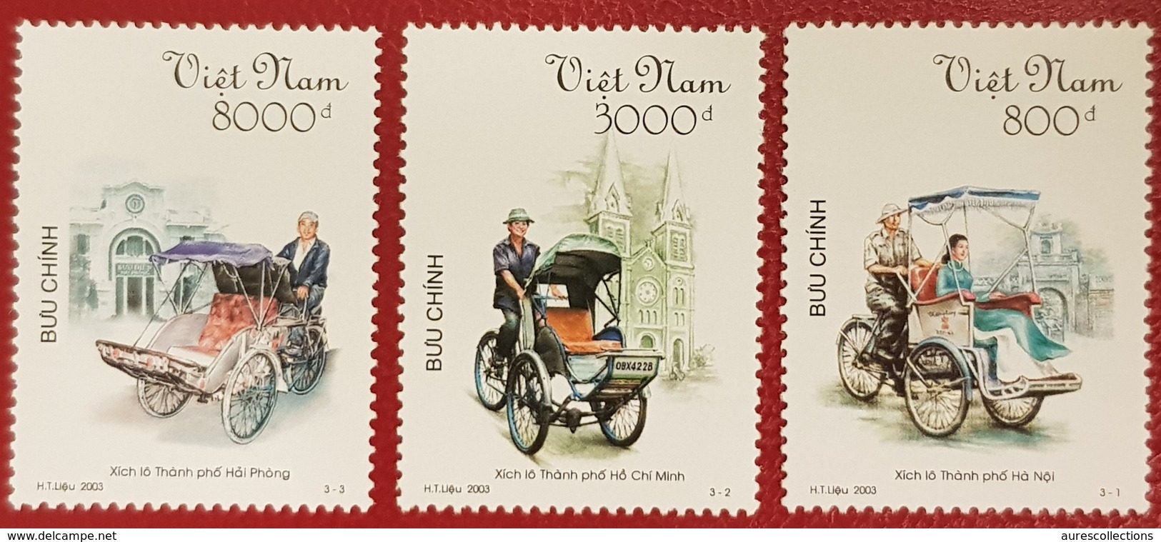 VIETNAM VIET NAM 2003 - TRANSPORT CYCLO  MNH - Diligences