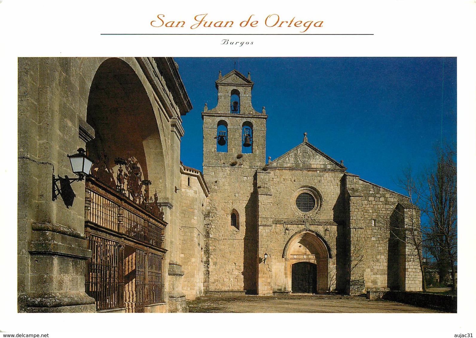 Espagne - Spain - Castilla Y Leon - San Juan De Ortega - Iglesia Y Capilla De San Nicolas - Moderne Grand Format - état - Autres & Non Classés