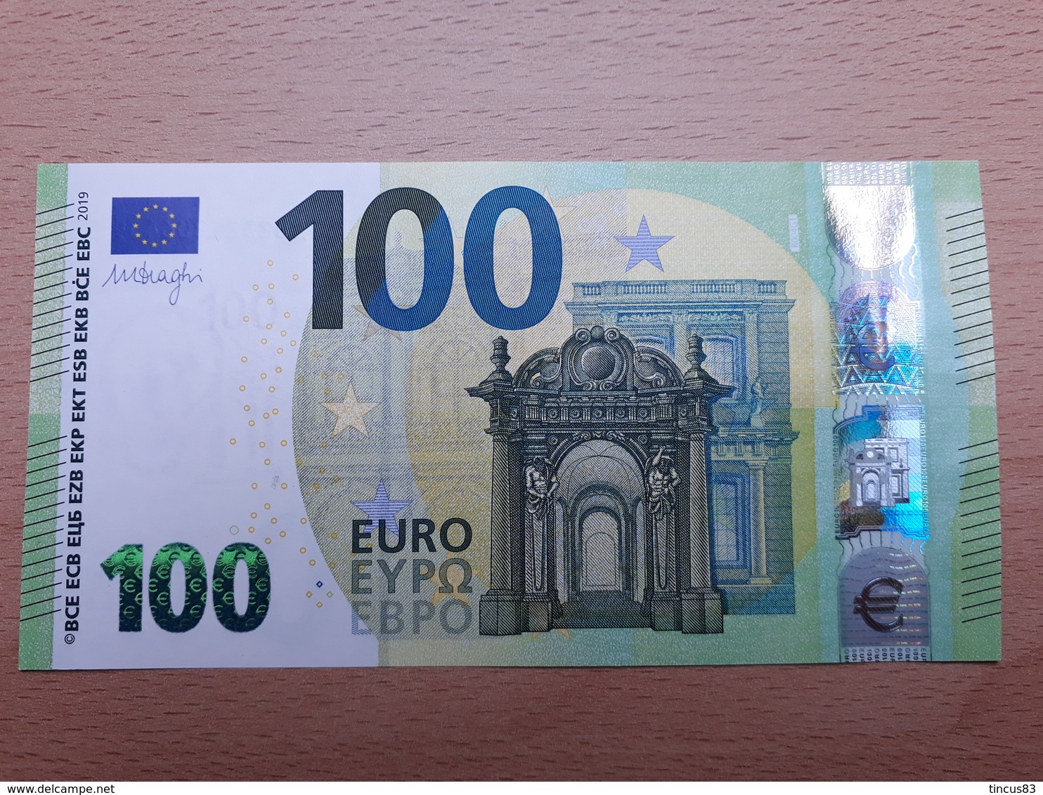 Europa-Serie, Draghi, 100€ UNC, RB2321206439, R004G1 - 100 Euro