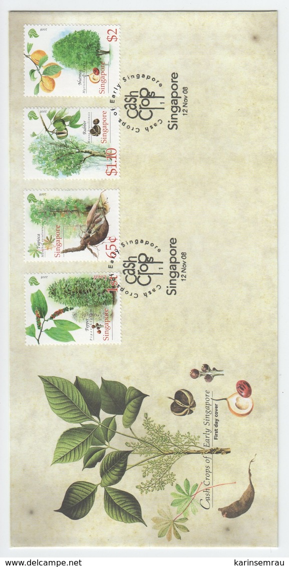 Singapur  2008 , Voegel , Postfrischer Kleinbogensatz Und Ein FDC , Hoher Nominalwert - Singapore (1959-...)