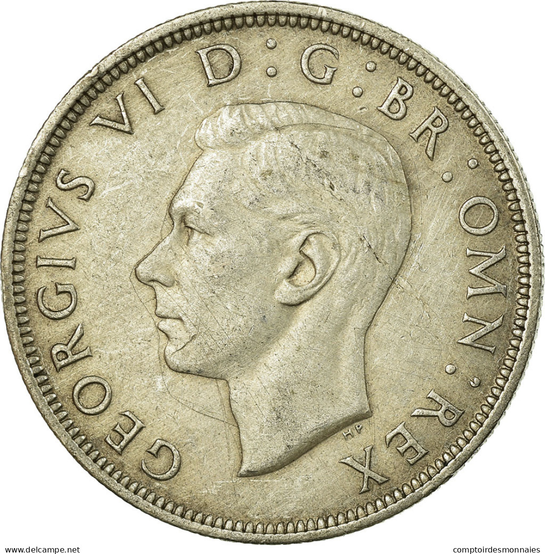 Monnaie, Grande-Bretagne, George VI, 1/2 Crown, 1942, TTB, Argent, KM:856 - K. 1/2 Crown