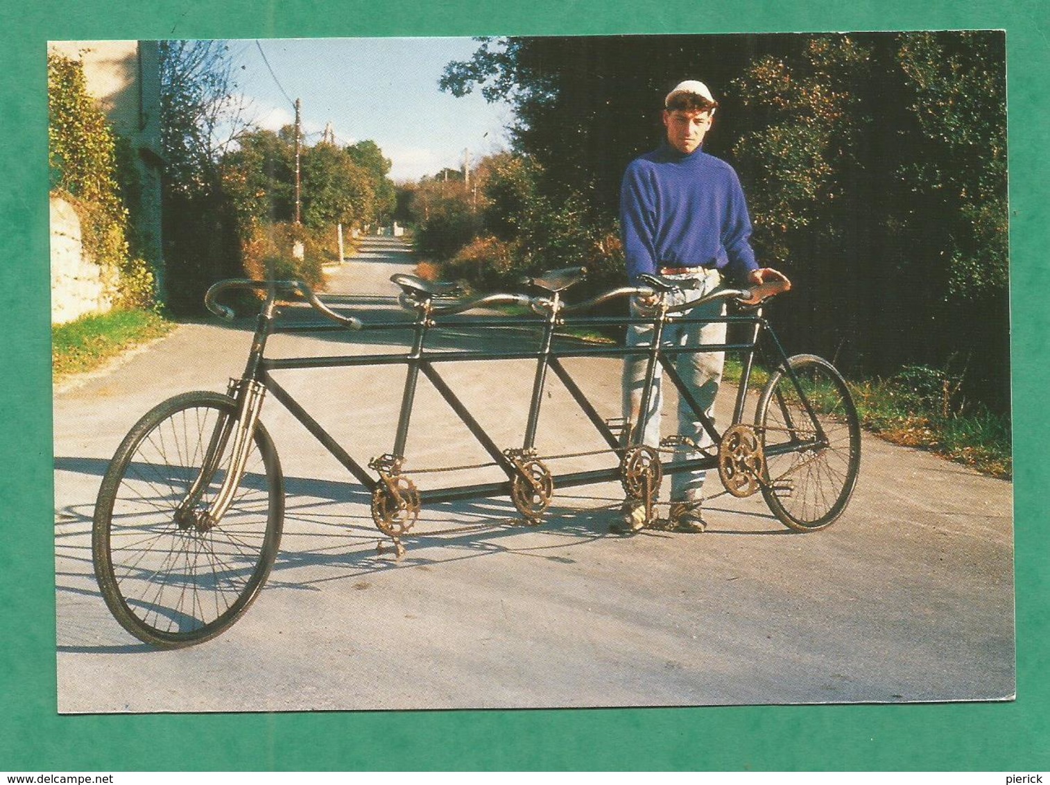 CARTE POSTALE CPM  CYCLE VELO QUADRIPLETTE - Cyclisme