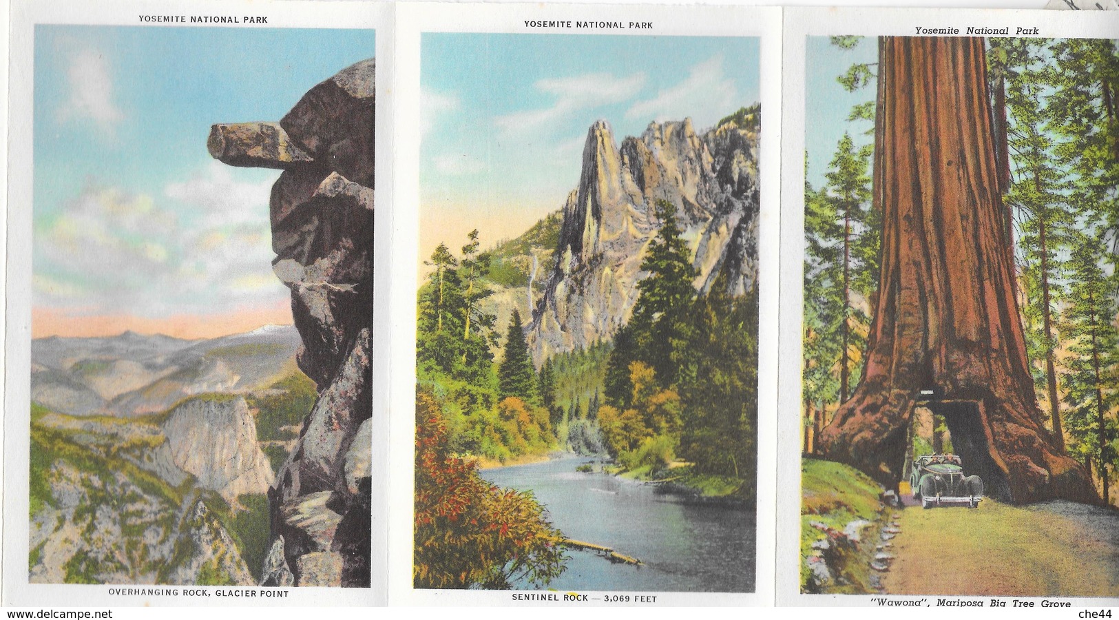 Petit Livre Avec 18 Photos Du Park Yosemite. (Voir Commentaires) - Autres & Non Classés