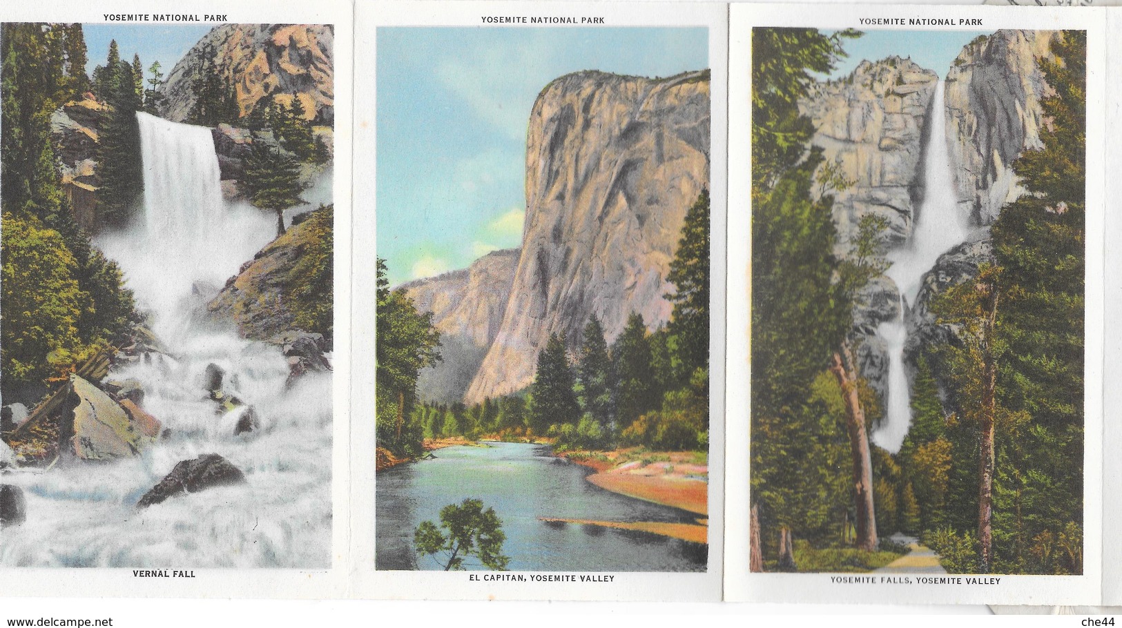 Petit Livre Avec 18 Photos Du Park Yosemite. (Voir Commentaires) - Autres & Non Classés