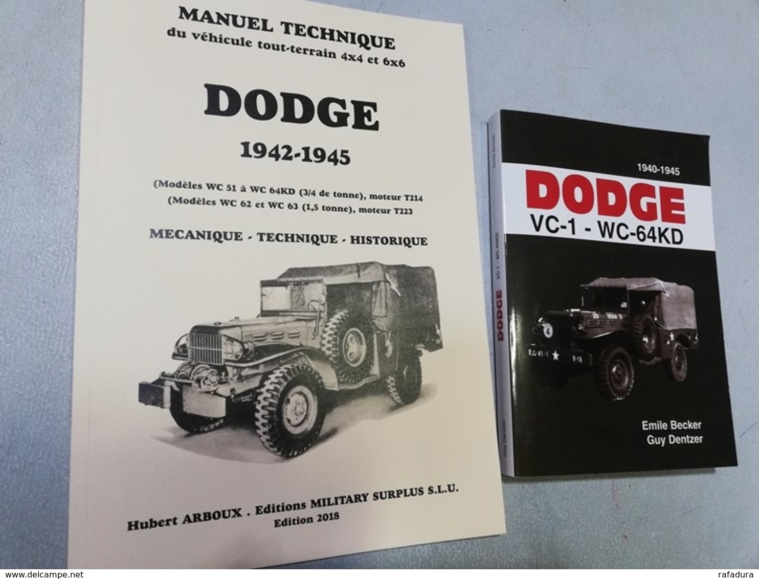 PROMO Le Best Du DODGE WC : Manuel Technique 2018 + BECKER USA WW2 Militaria - Veicoli