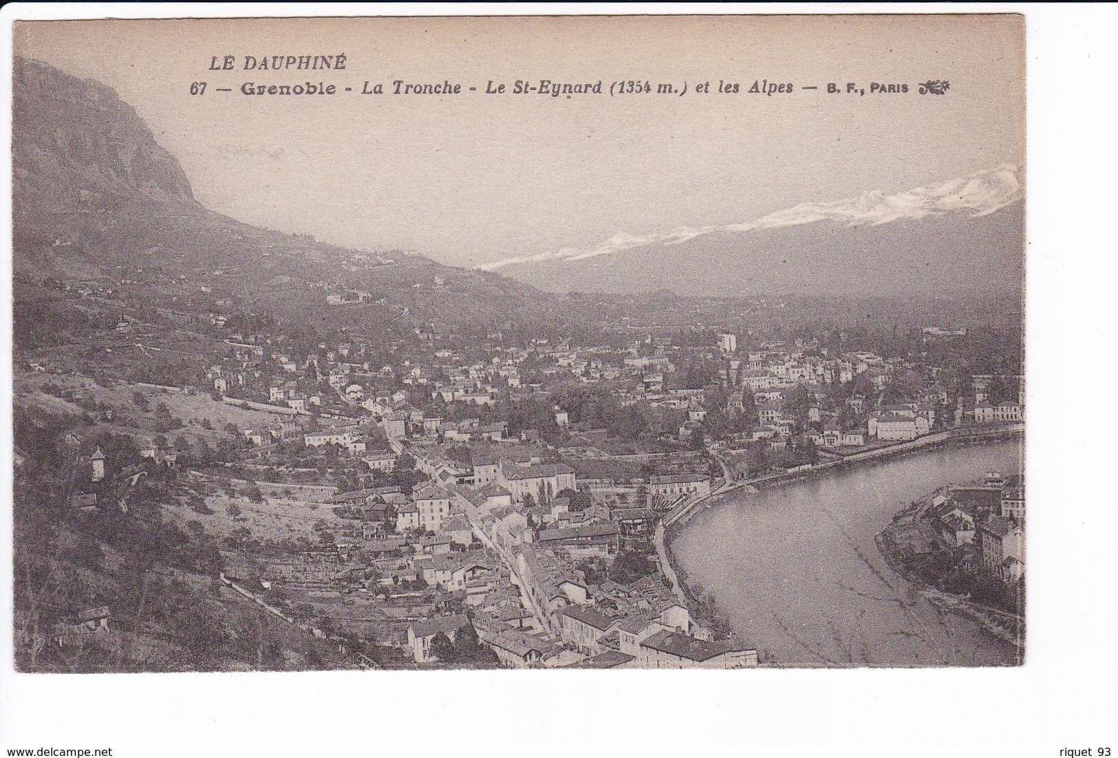 67 - GRENOBLE - La Tronche - Le St-Eynard Et Les Alpes - Grenoble