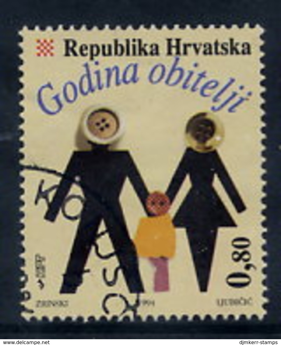 CROATIA 1994 Year Of The Family Used.  Michel 290 - Croazia