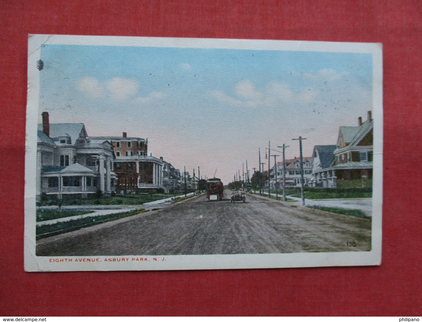 Trolley On Eight Avenue    Asbury Park    New Jersey >       -ref    3572 - Other & Unclassified