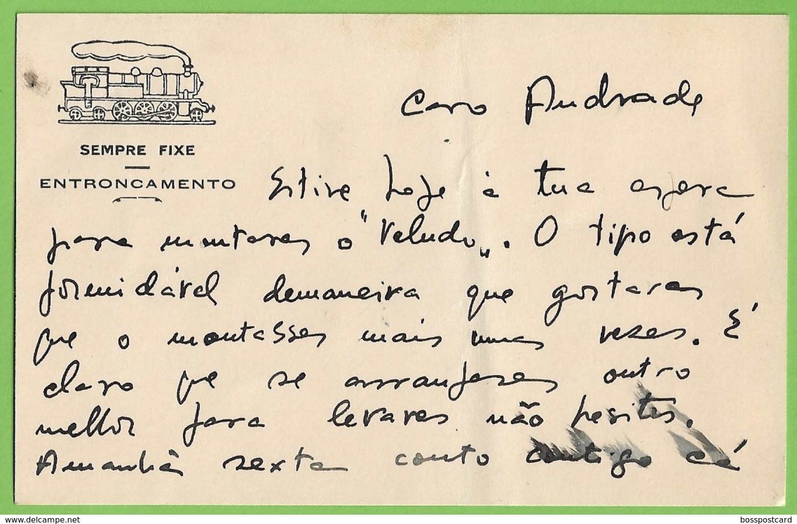 Entroncamento - Carta E Cartão Dos Sapadores De Caminho De Ferro. Santarém. - Non Classificati