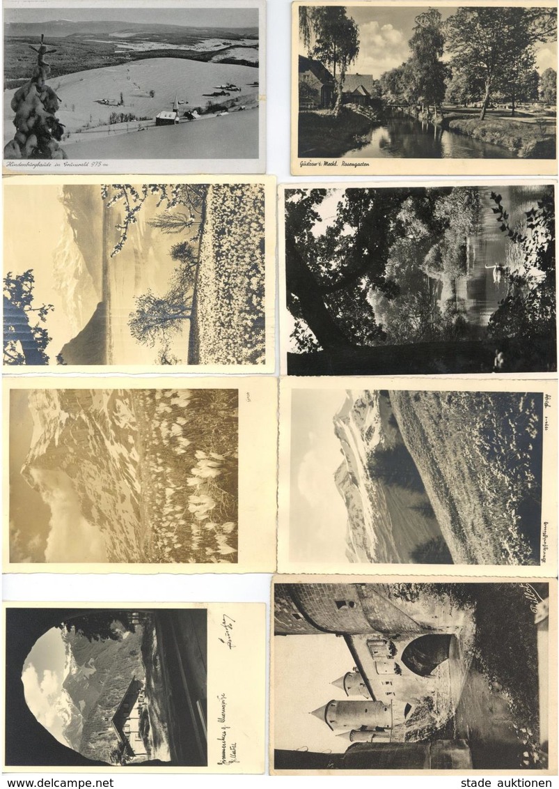 Feldpost WK II Schachtel Mit Circa 500 Meist Ansichtskarten I-II - Guerra 1939-45
