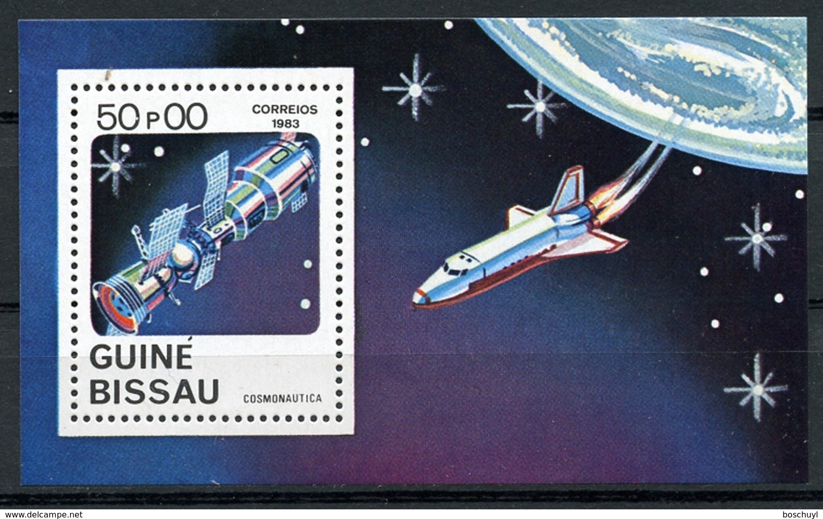 Guinea Bissau, 1983, Space Shuttle, MNH, Michel Block 249 - Guinea-Bissau
