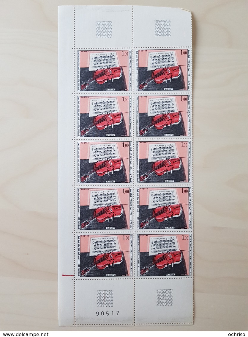 Affaire !!! Série de Feuilles completes et blocs de timbres France annnées 40-60 cote YT 700€