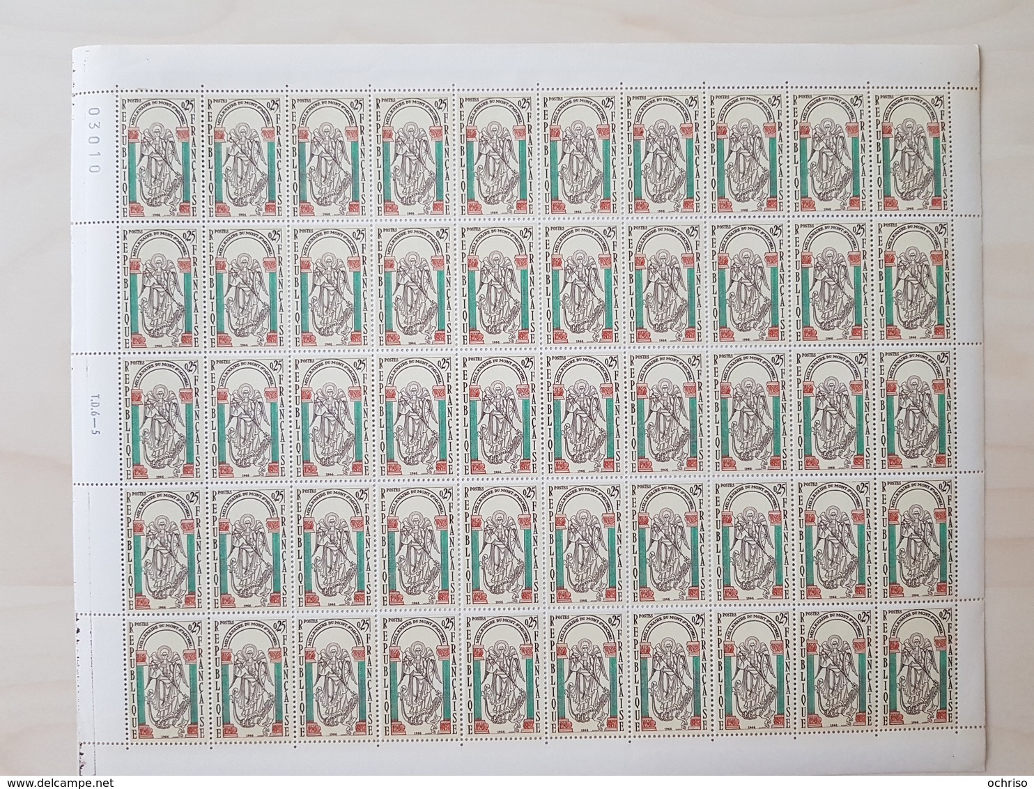 Affaire !!! Série de Feuilles completes et blocs de timbres France annnées 40-60 cote YT 700€