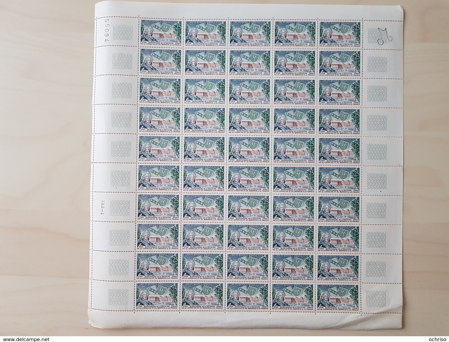 Affaire !!! Série de Feuilles completes et blocs de timbres France annnées 40-60 cote YT 700€