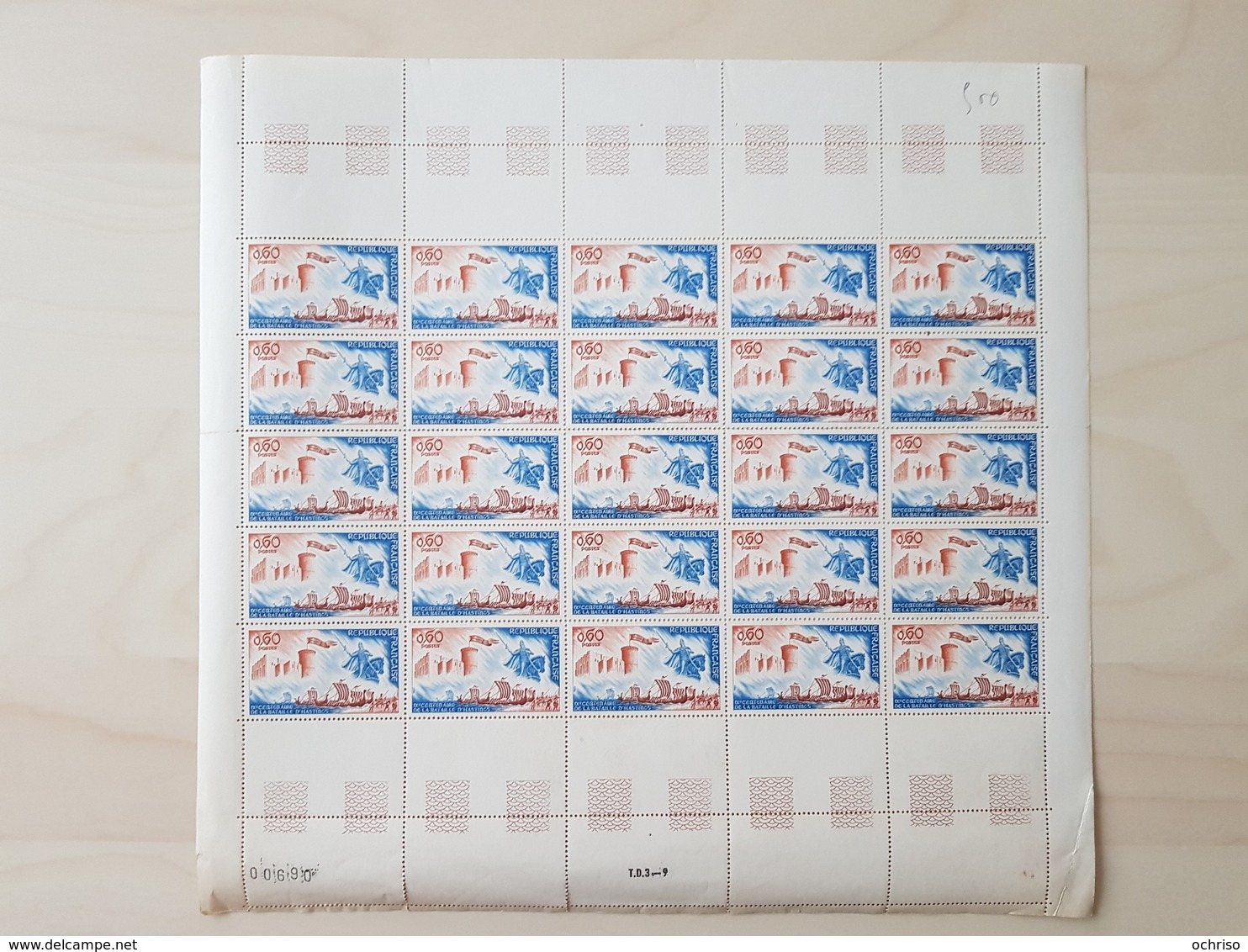 Affaire !!! Série de Feuilles completes et blocs de timbres France annnées 40-60 cote YT 700€