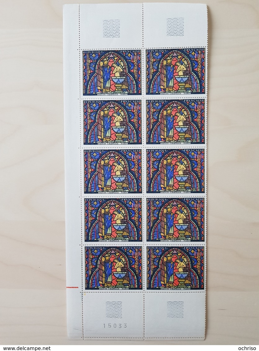 Affaire !!! Série de Feuilles completes et blocs de timbres France annnées 40-60 cote YT 700€