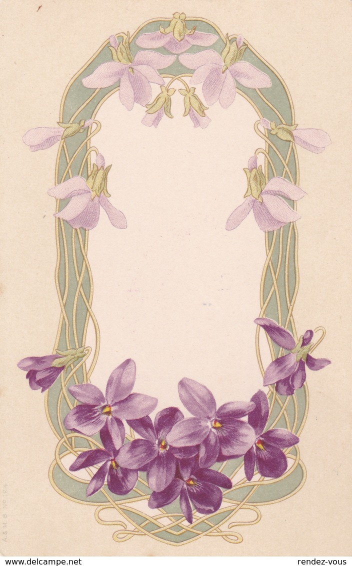 Una Cornice Con Le Viole - Fiori