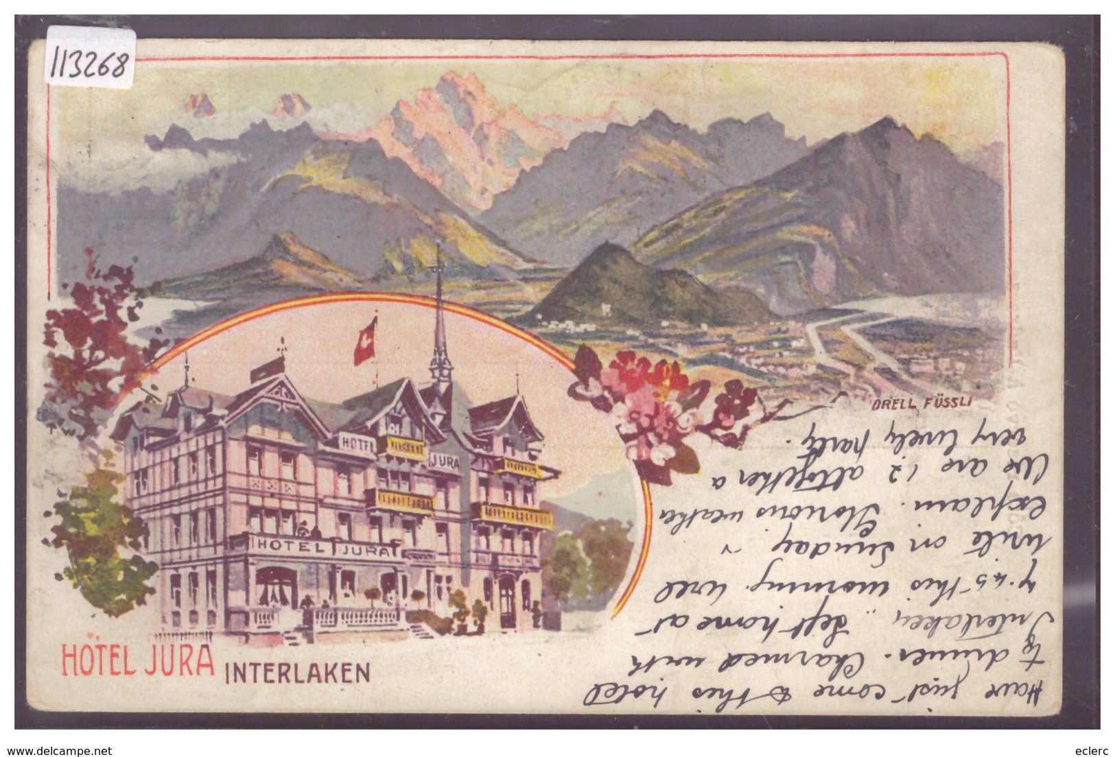 INTERLAKEN - HOTEL JURA - TB - Interlaken