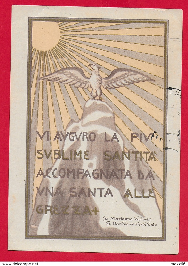 CARTOLINA VG ITALIA - Vi Auguro La Più Sublime Santità - S. Bartolomea CAPITANIO - Suore Di Carità - 10 X 15 - 1969 - Santi