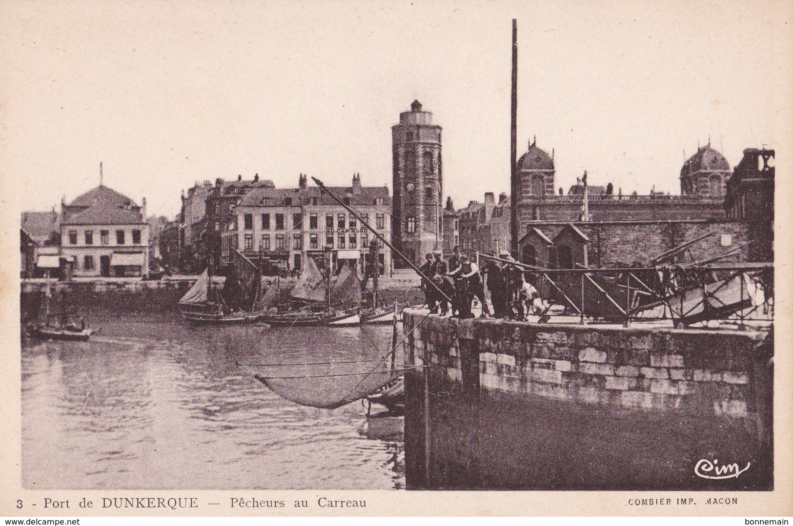 59 Dunkerque Port Pêcheurs Au Carreau - Dunkerque