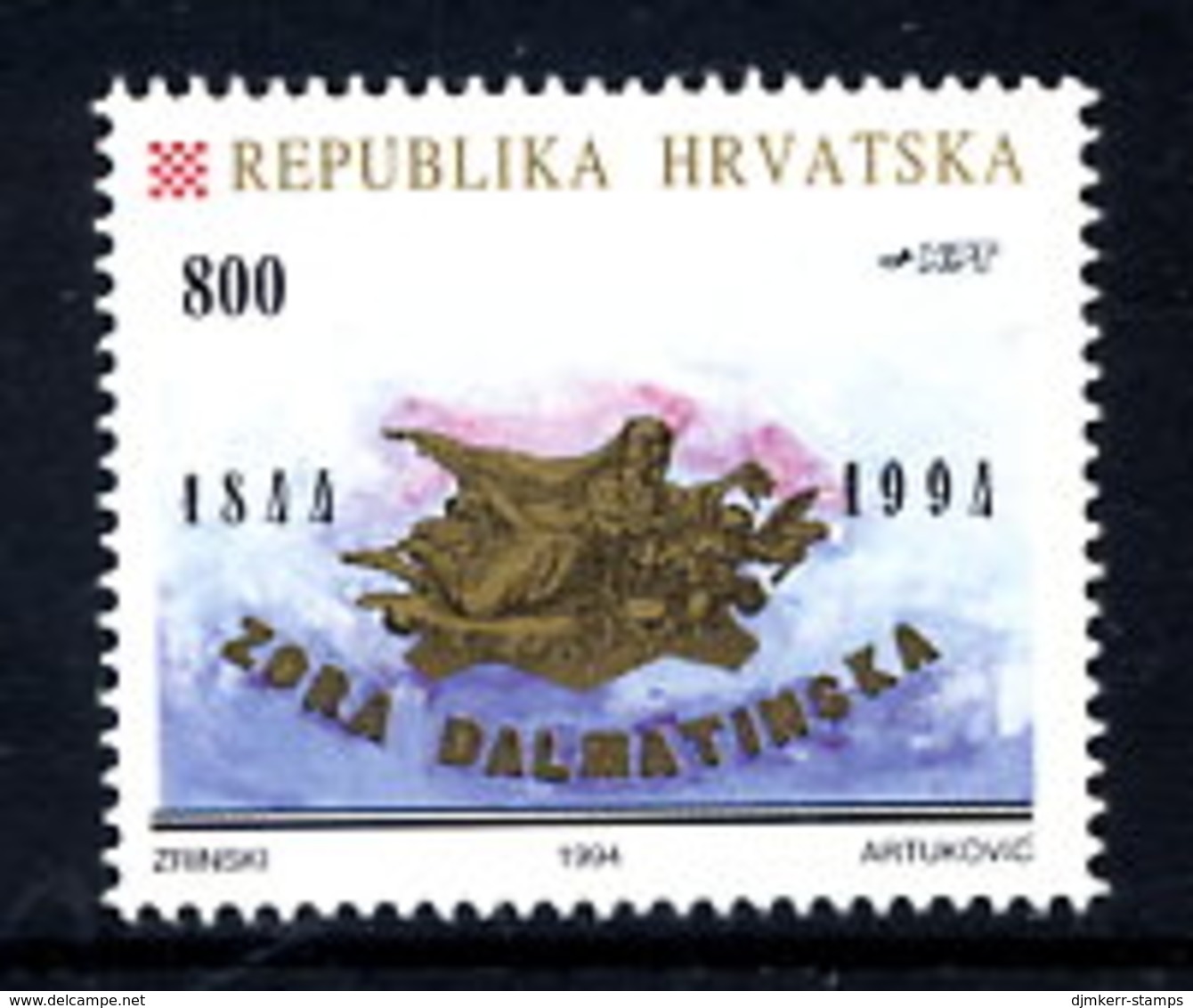 CROATIA 1994 Zora Dalmatinska MNH / **.  Michel 270 - Croazia