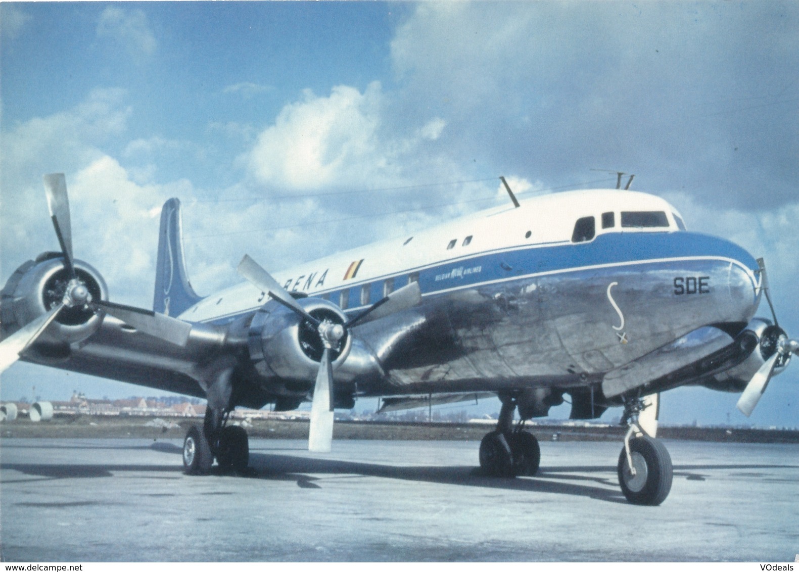 CP - Avion - Vliegtuig - Sabena - Douglas DC-6 - OO-AWW - 1946-....: Era Moderna