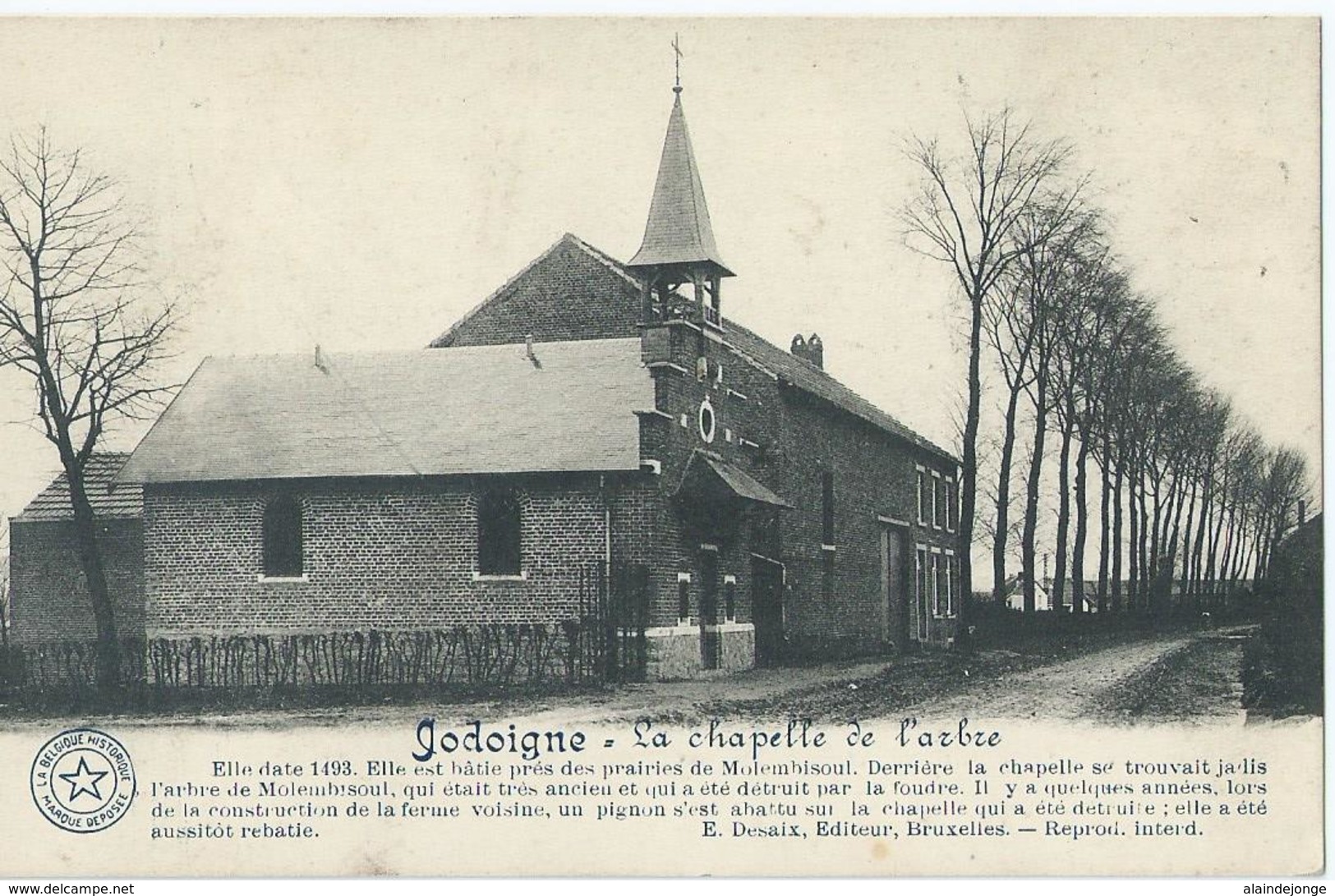 Geldenaken - Jodoigne - La Chapelle De L'arbre - Jodoigne