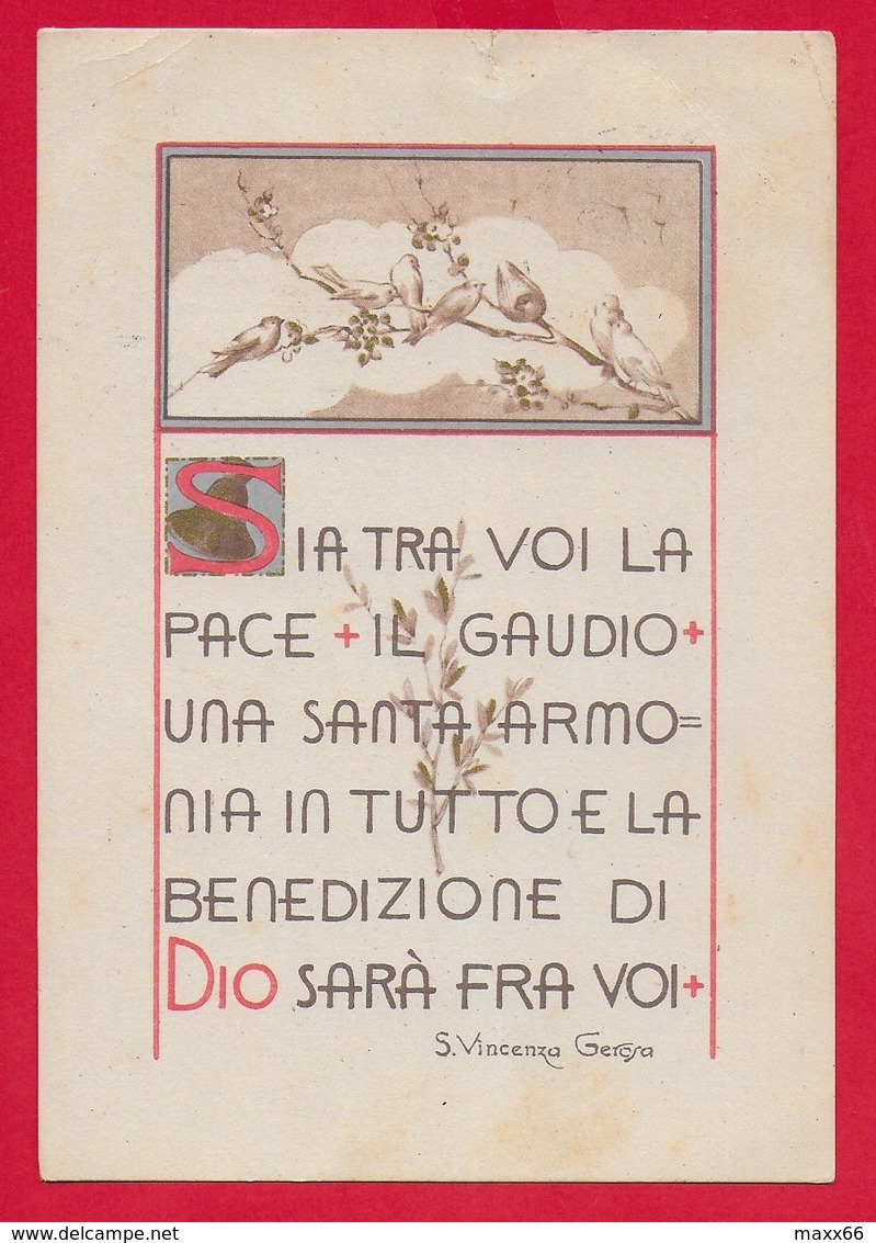 CARTOLINA VG ITALIA - Sia Tra Voi La Pace ... - S. Vincenza GEROSA - Suore Di Carità - 10 X 15 - 1968 - Santi