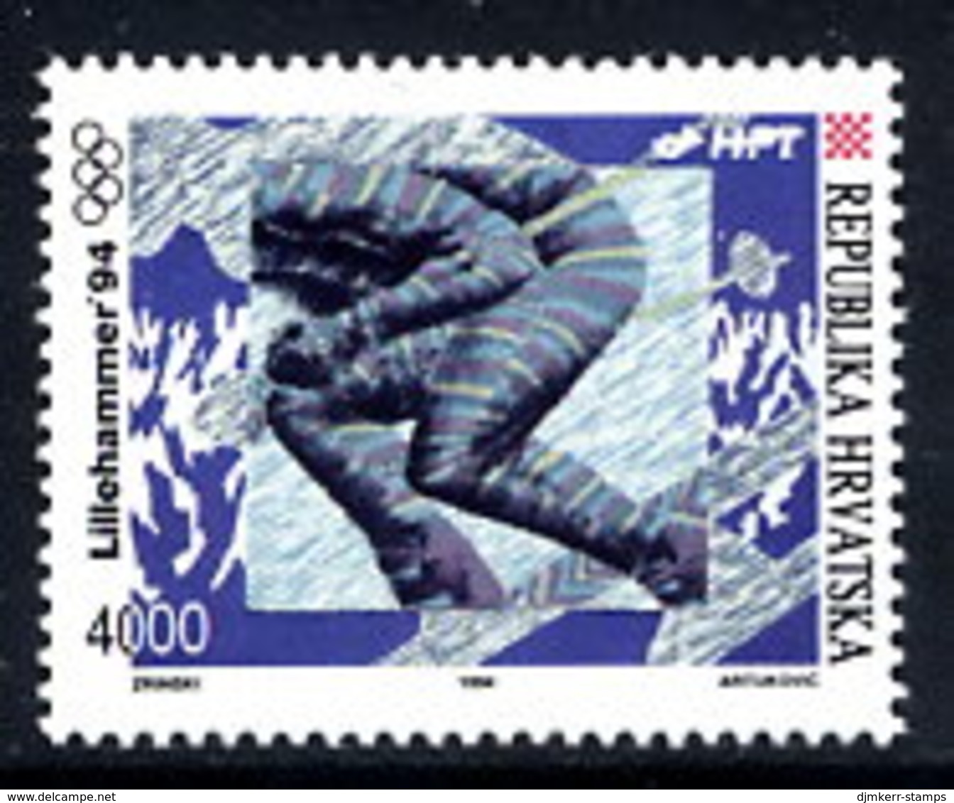 CROATIA 1994 Winter Olympic Games  MNH / **.  Michel 266 - Kroatien