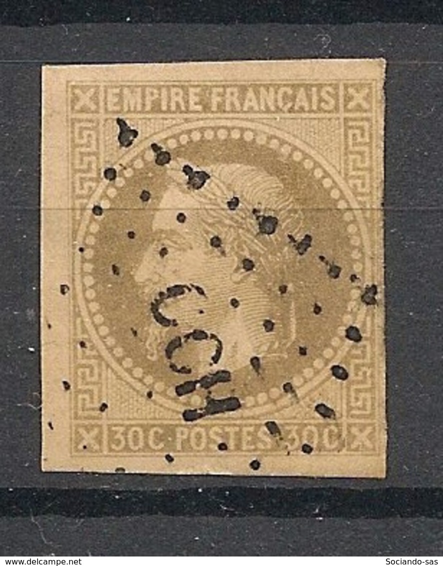 Colonies Générales - 1871 - N°Yv. 9 - Napoléon III 30c Brun - Oblitéré / Used - Cochinchine - Napoléon III.