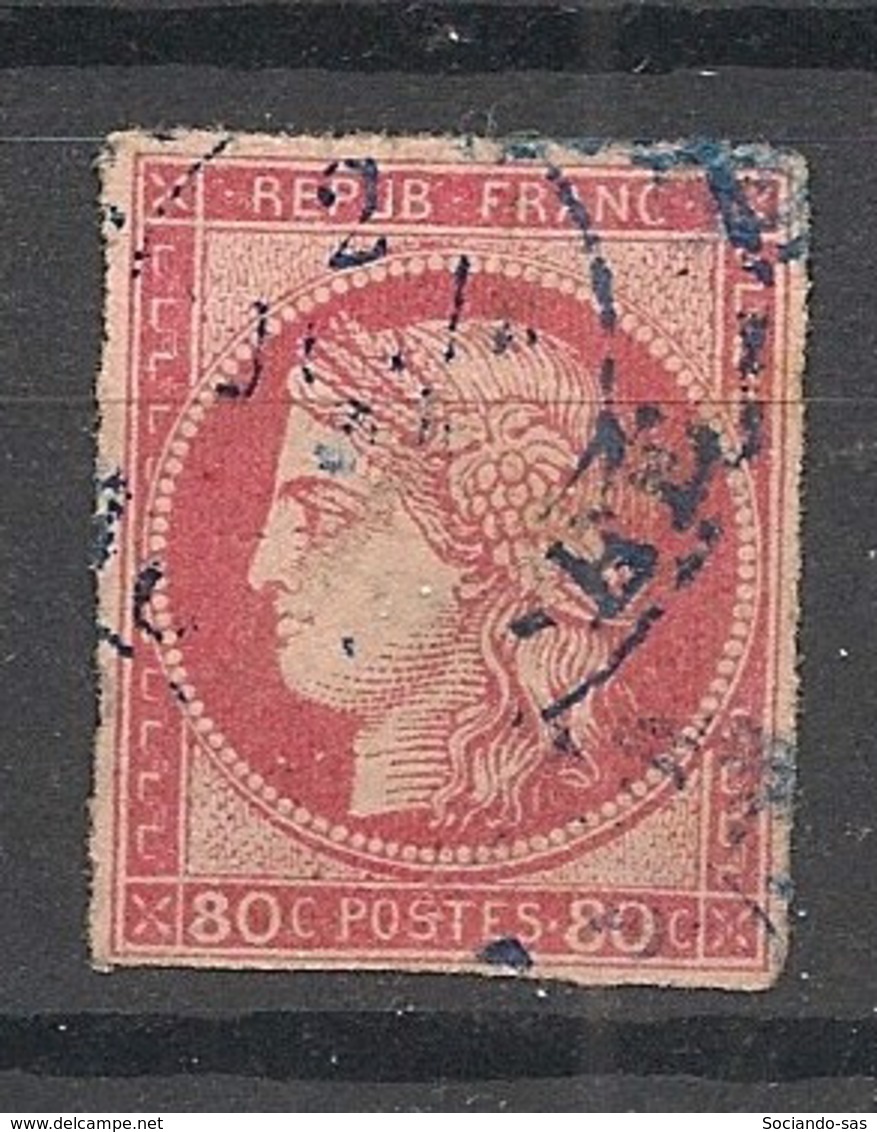 Colonies Générales - 1872 - N°Yv. 21 - Cérès 80c Rose - Gros Chiffres - Oblitéré / Used - Ceres