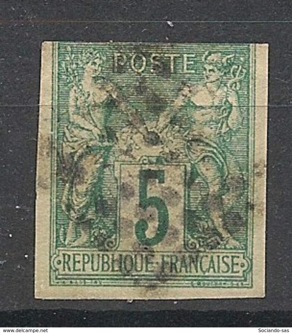 Colonies Générales - 1877 - N°Yv. 31 - Sage 5c Vert - Oblitéré / Used - Sage