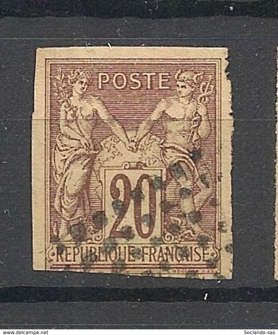 Colonies Générales - 1877 - N°Yv. 34 - Sage 20c Brun - Oblitéré / Used - Sage