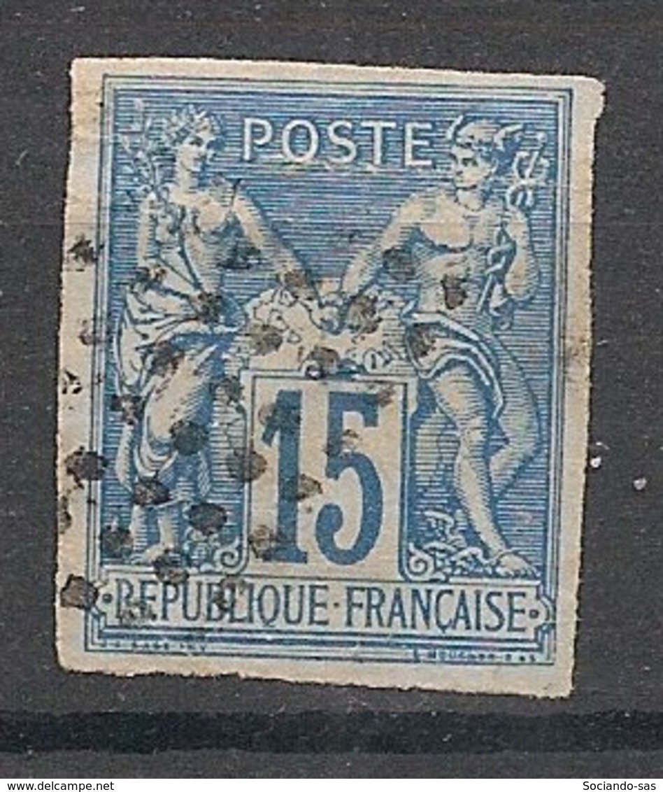 Colonies Générales - 1878 - N°Yv. 41 - Sage 15c Bleu - Oblitéré / Used - Sage