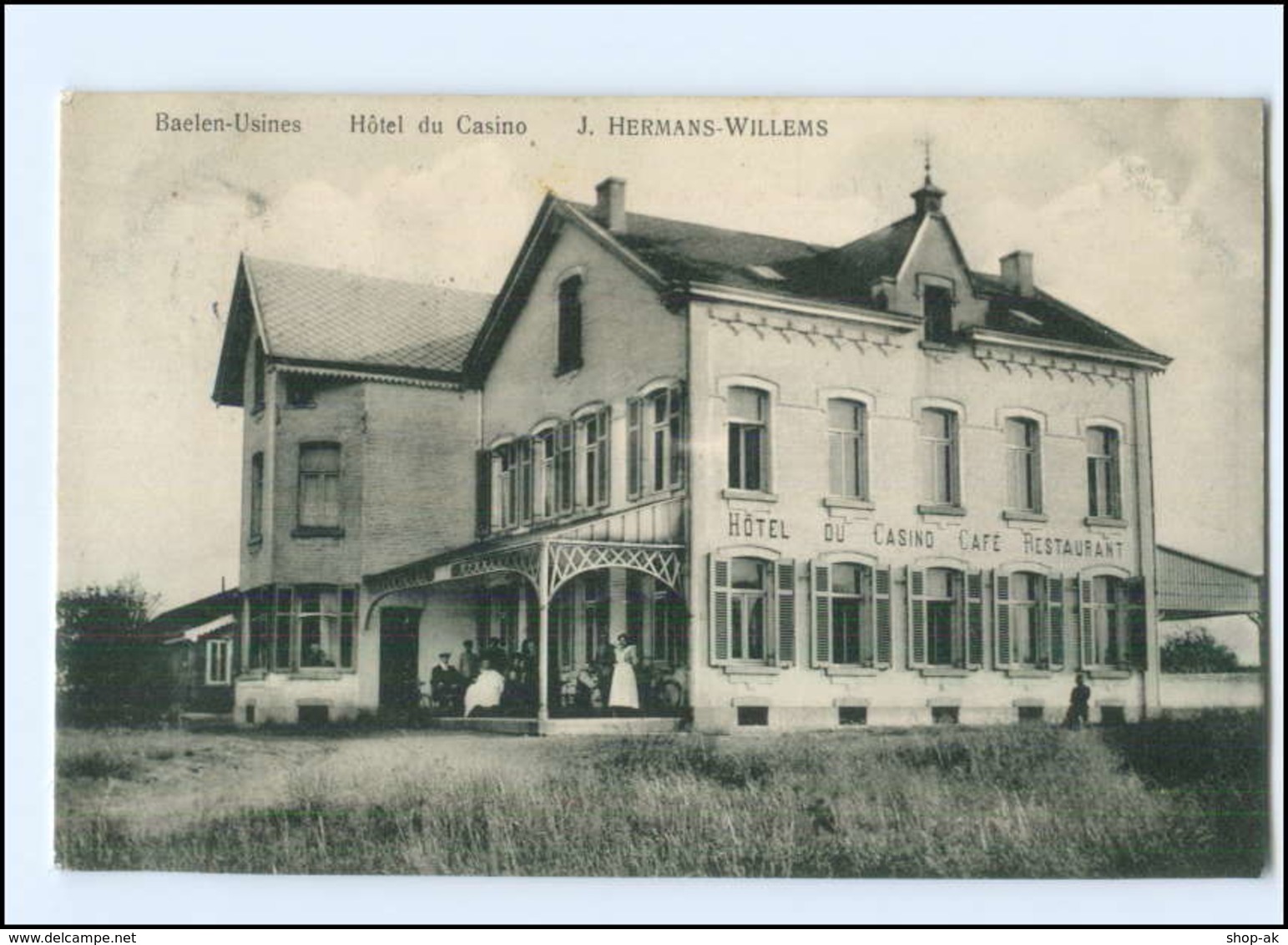 U8190/ Baelen-Usines Hotel Du Casino AK Belgien 1914 - Sonstige & Ohne Zuordnung