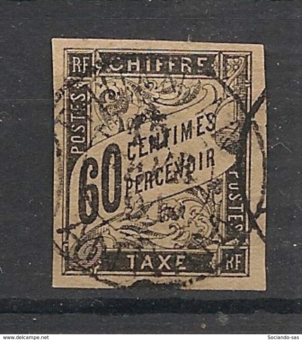 Colonies Générales - 1884 - Taxe TT N°Yv. 11 - 60c Noir - Oblitéré / Used - Postage Due