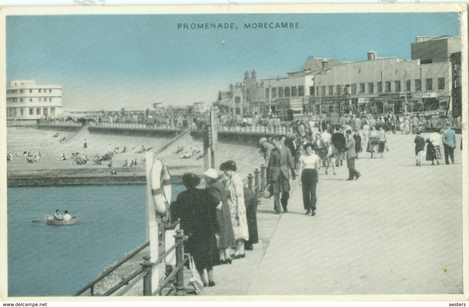 Morecambe 1950; Promenade - Circulated. (Lancester Paper) - Autres & Non Classés