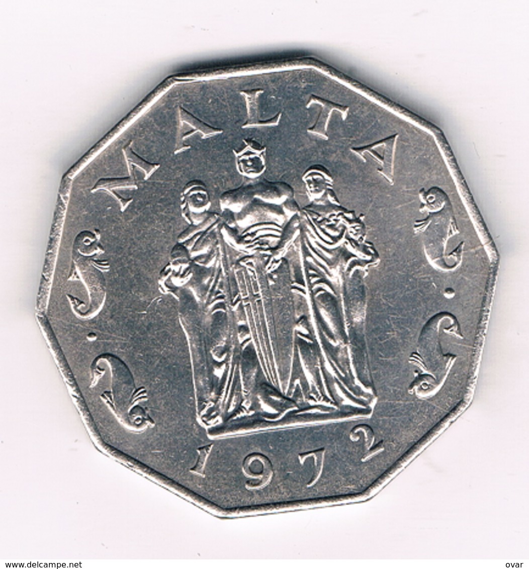 50 CENT 1972 (mintage 13000ex)MALTA /6323/ - Malte