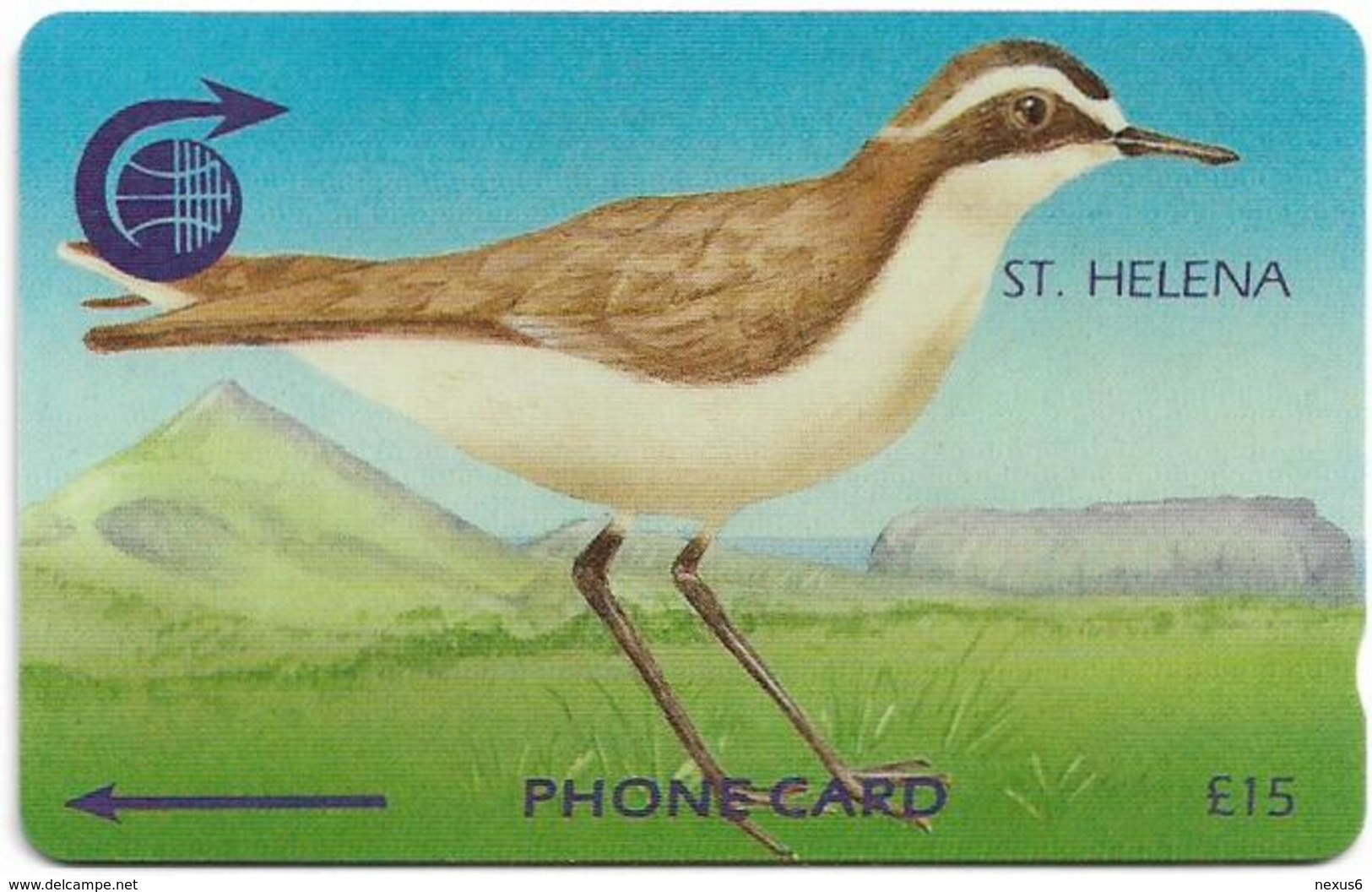 St. Helena - Fauna & Flora Wirebird - 3CSHC - 2.000ex, Used - Isla Santa Helena