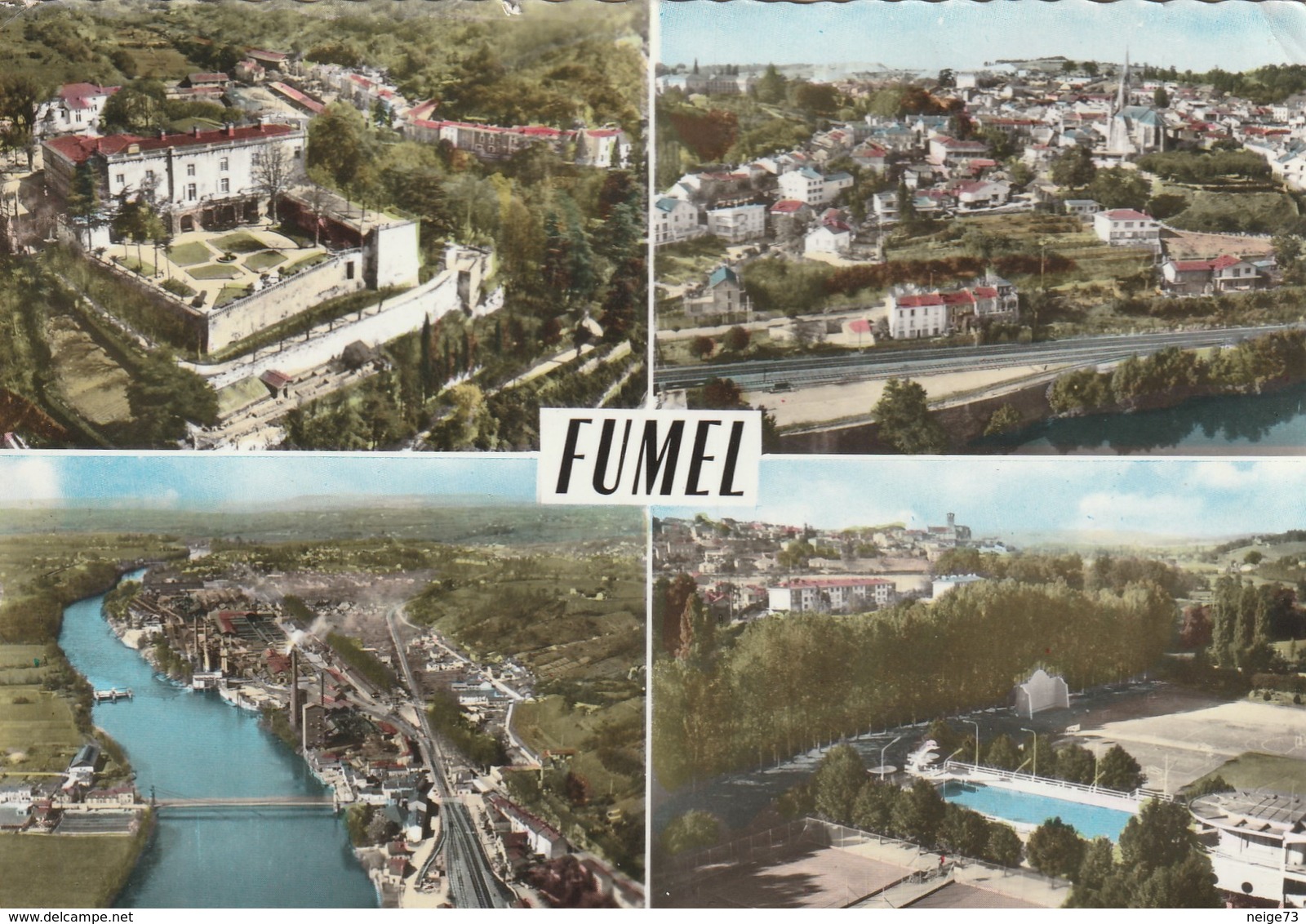 Carte Postale Des Années 60 Du Lot Et Garonne - Fumel - Vues Multiples - Fumel