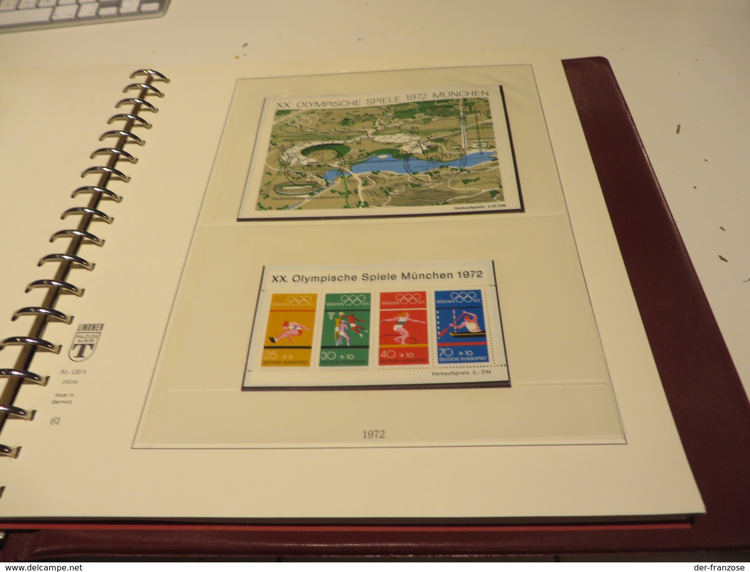 DEUTSCHLAND - BUND  1960 bis 1976  kpl. SLG. mit allen ** / MARKEN auf LINDNER -T- FALZLOS - VORDRUCKTEX  im RINGBINDER