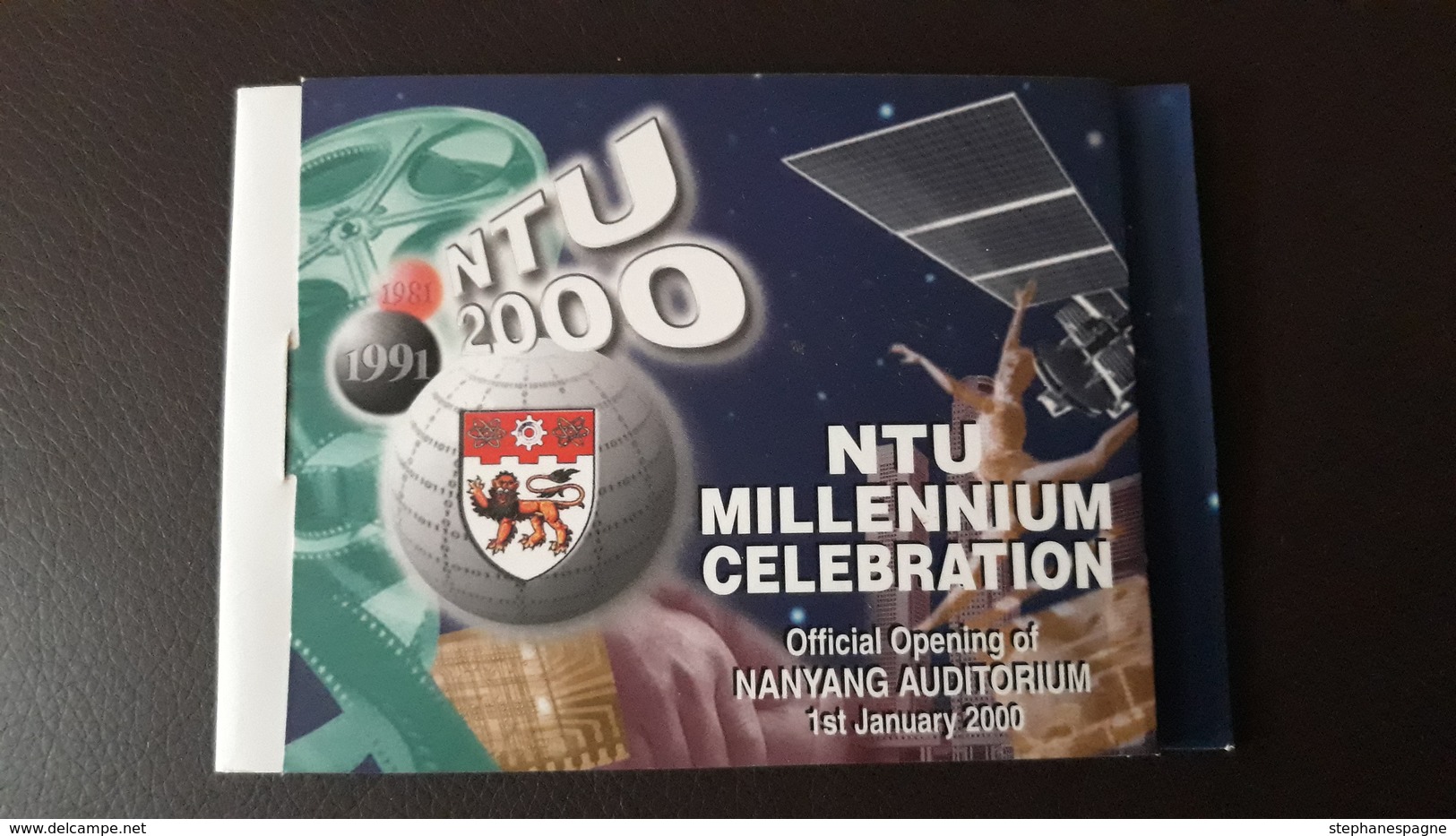 RRR CASH CARD " NTU MILLENNIUM CELEBRATION"  SINGAPORE  GEMPLUS RRR - Singapour