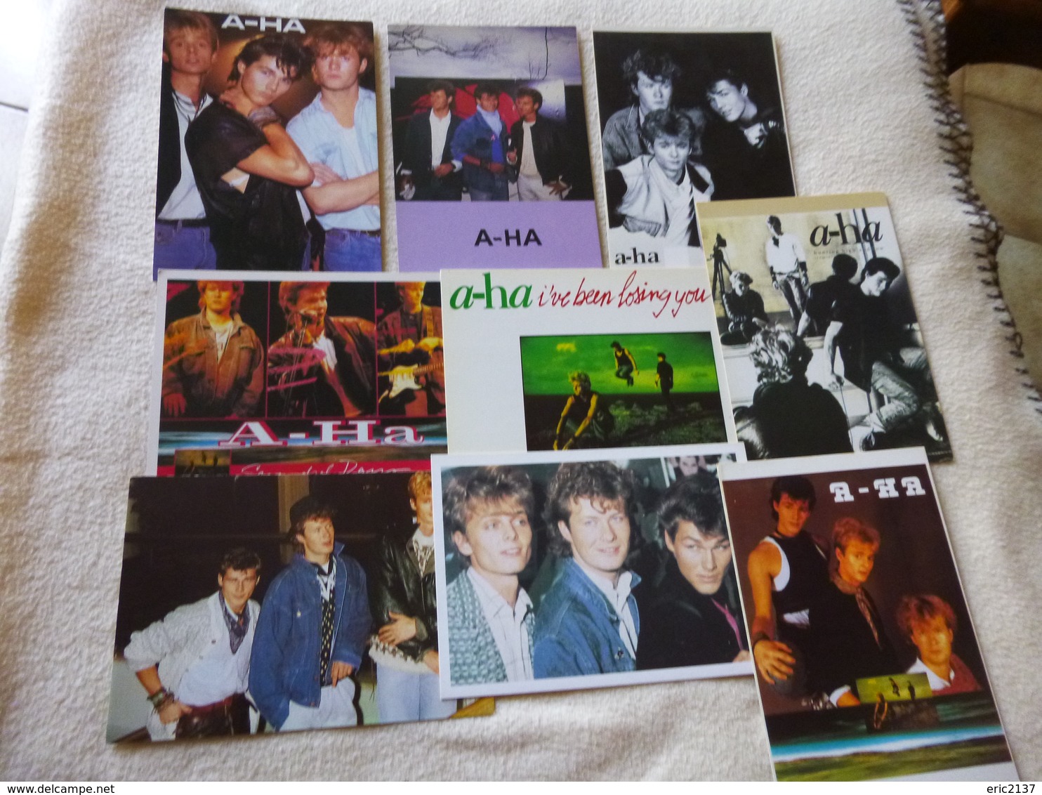 LOT DE 9 CARTES DU GROUPE A-HA .. - 5 - 99 Karten