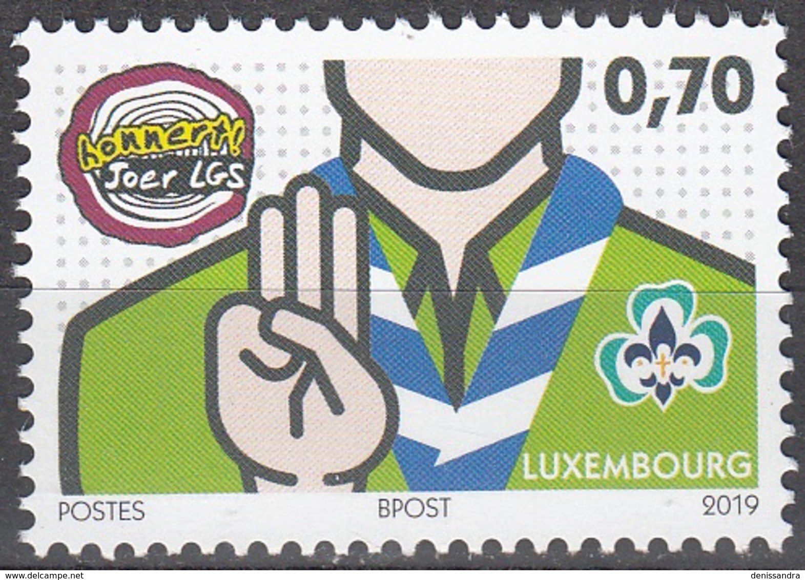 Luxembourg 2019 100 Ans Scoutisme Neuf ** - Ungebraucht