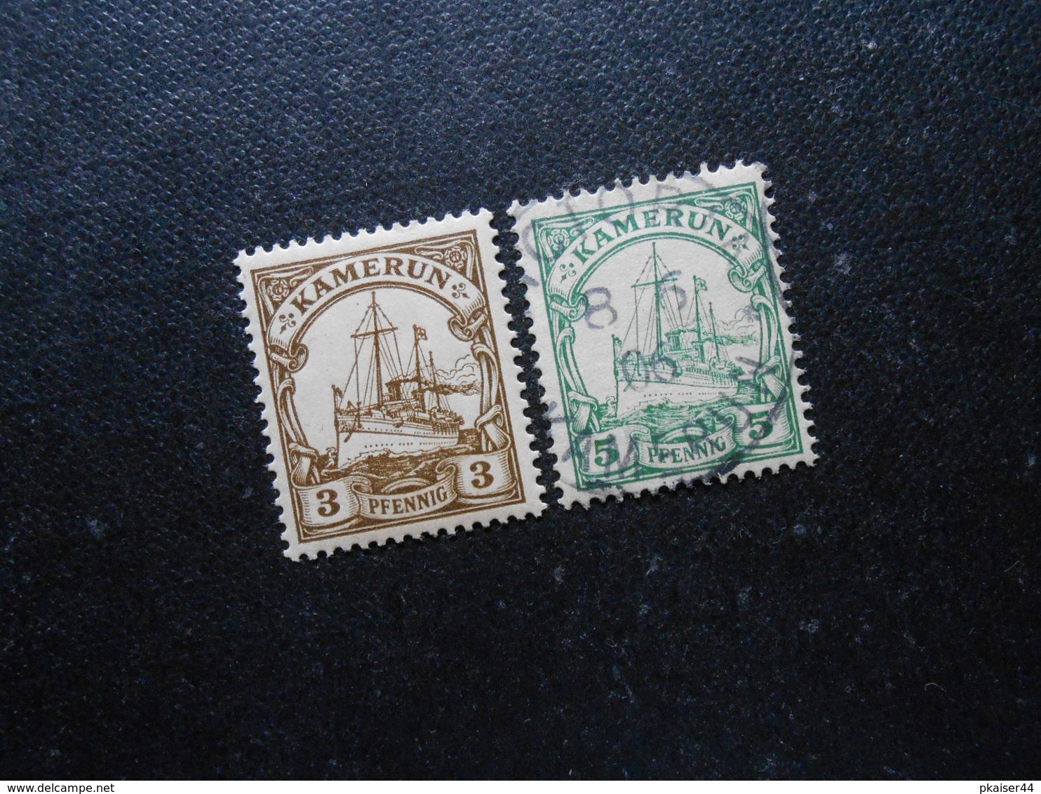 D.R.7*MLH/8  3/5Pf   Deutsche Kolonien (Kamerun) 1900 - Mi 3,60 € - Cameroun