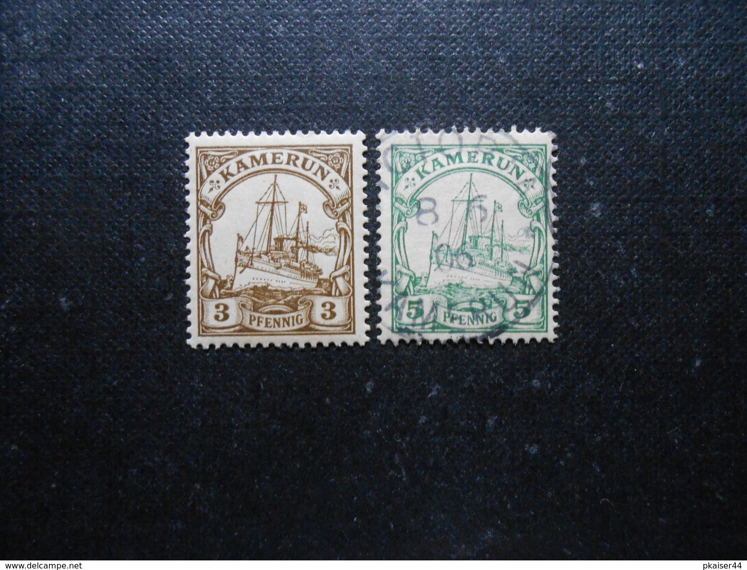 D.R.7*MLH/8  3/5Pf   Deutsche Kolonien (Kamerun) 1900 - Mi 3,60 € - Cameroun