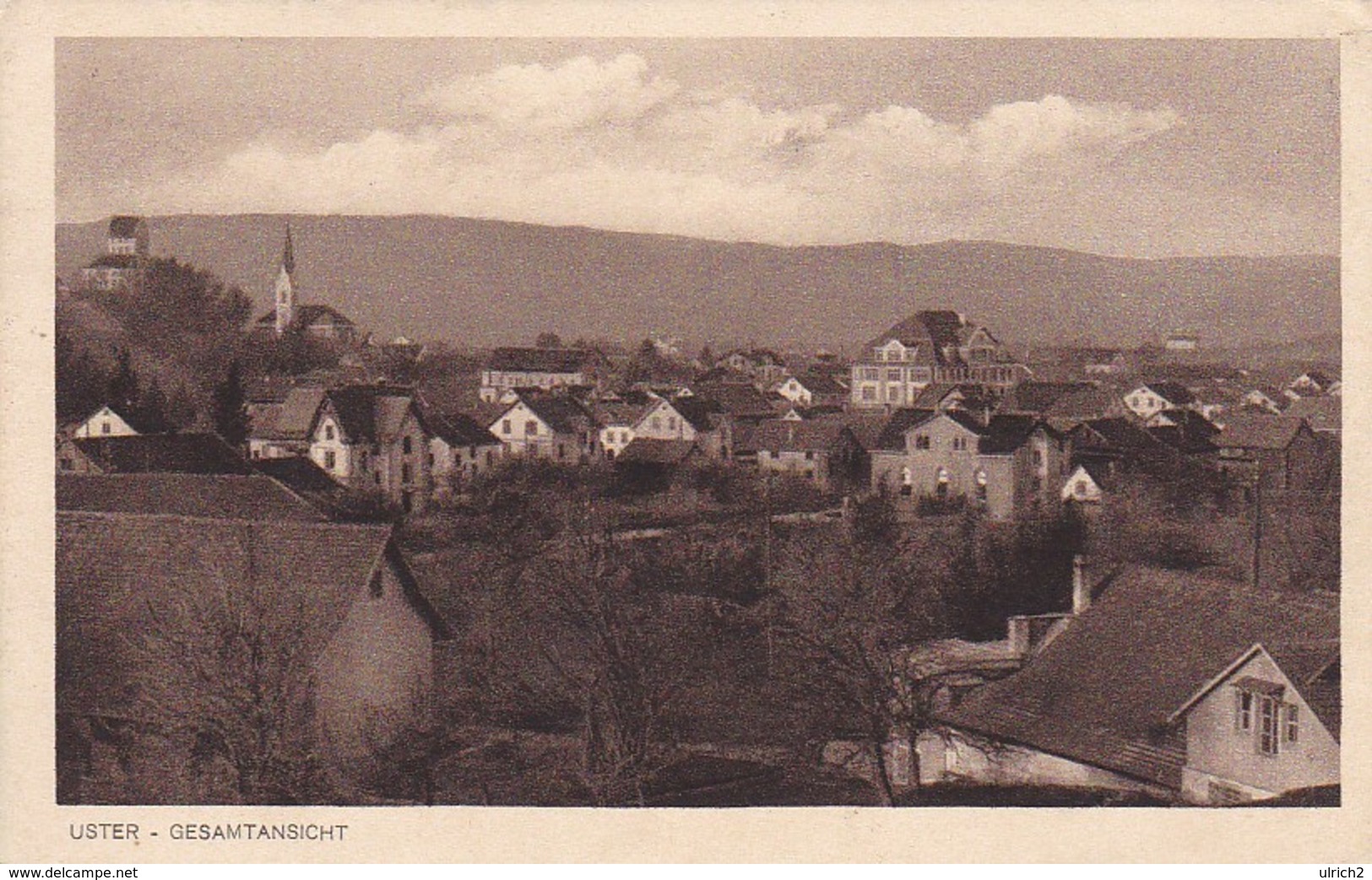 AK Uster - Gesamtansicht - 1927 (43063) - Uster